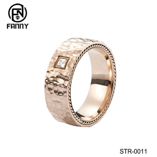 Hammered Stainless Steel Ring Manufacturer