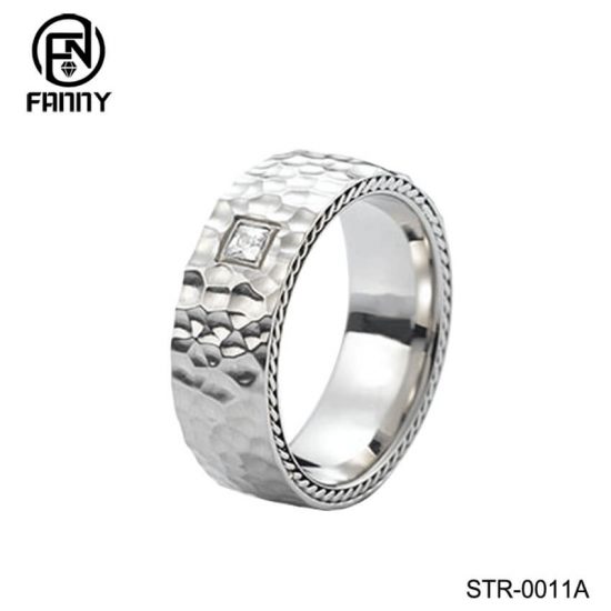 China Hammered Stainless Steel Ring Manufacturer