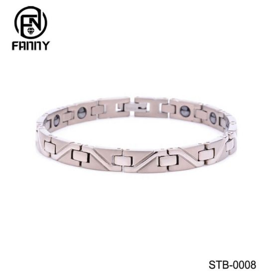 Stainless Steel Magnet Bracelet for Men and Women Factory