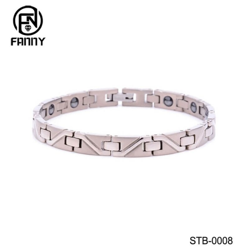 Stainless Steel Magnet Bracelet for Men and Women