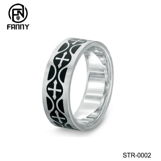 Stainless Steel Celtic Cross Rings Supplier