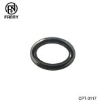 High-Tech Black Ceramic for Oval-Link Necklace