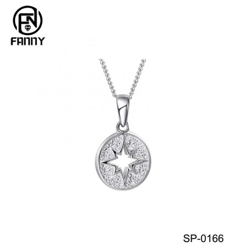 Factory Direct Jewelry North Star Sterling Silver Pendant Necklace