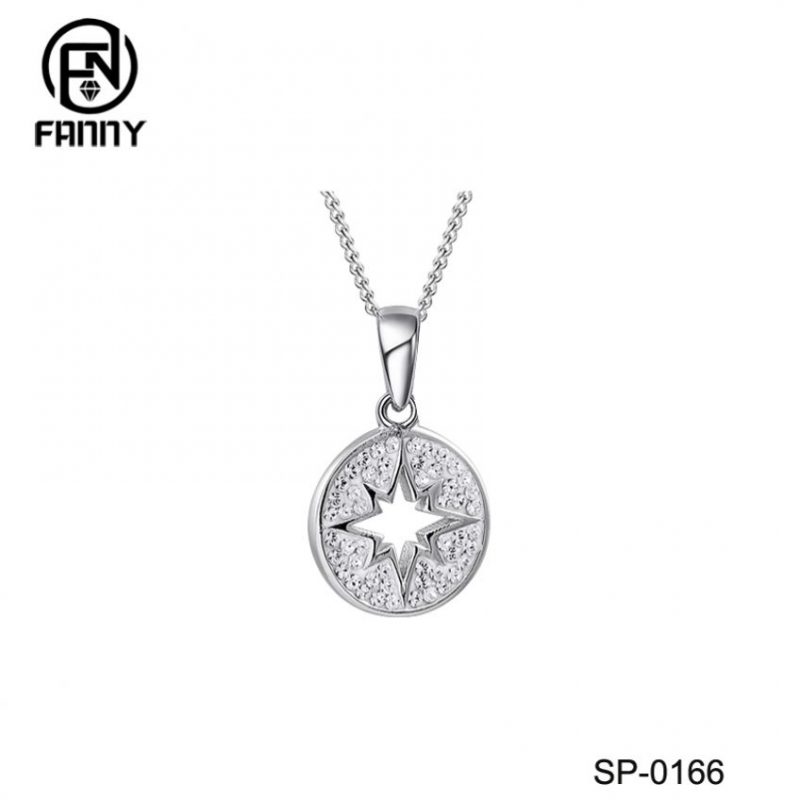 Fabbrica diretta gioielli North Star Sterling Silver Pendant Collana