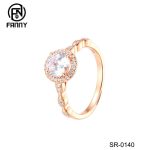 Custom Luxury Women’s Engagement Anniversary 925 Sterling Silver Ring