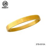 Quality Men Lettering Surgical Stainless Steel Bangle China Supplier