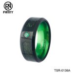 High Quality Tungsten Carbide Wedding Rings for Men and Women, Anodizedaluminm Inner Ring