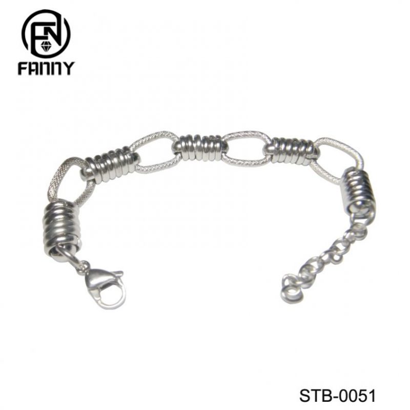 Personalized Men’s Punk Style Surgical Stainless Steel Bracelet