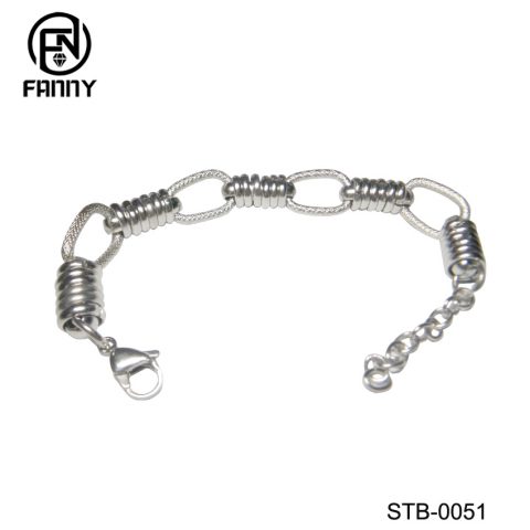 Personalized Men's Punk Style Surgical Stainless Steel Bracelet