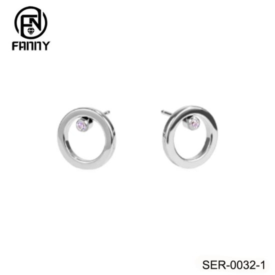 Simple Ladies Surgical Stainless Steel Ear Studs Manufacturer