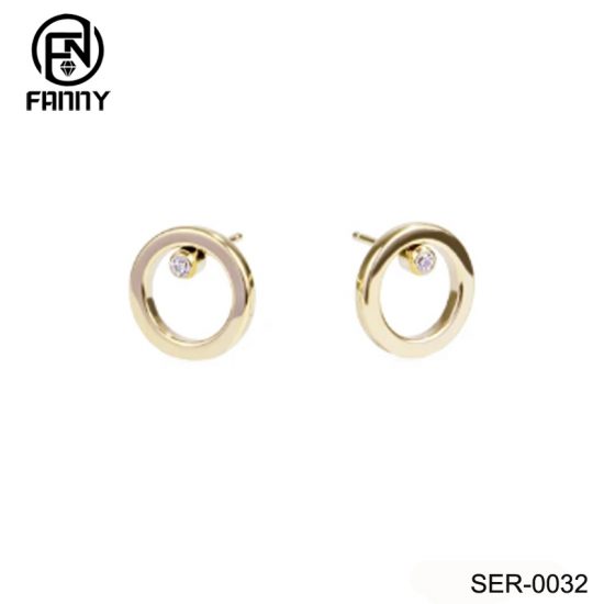 Simple Ladies Surgical Stainless Steel Ear Studs Factory