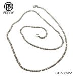Simple Style Stainless Steel Necklace Corn Chain