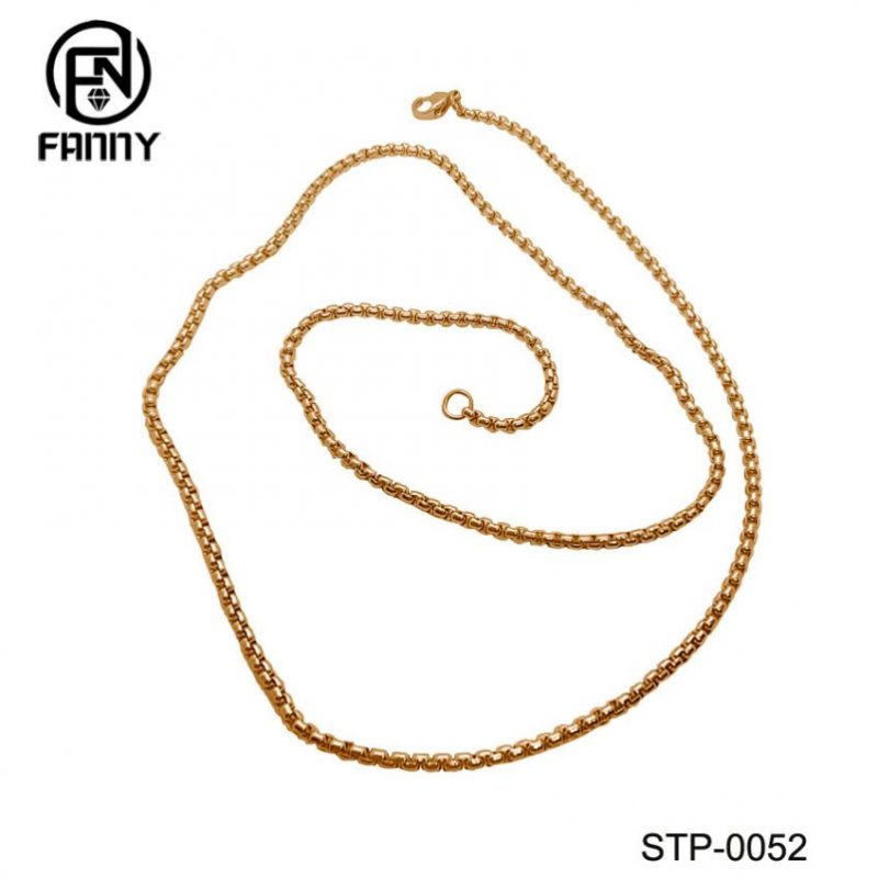 Simple Style Stainless Steel Necklace Corn Chain