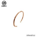 Ladies Polished 316L Stainless Steel Bangle China Factory