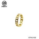 Punk Chain Surgical Stainless Steel Ring