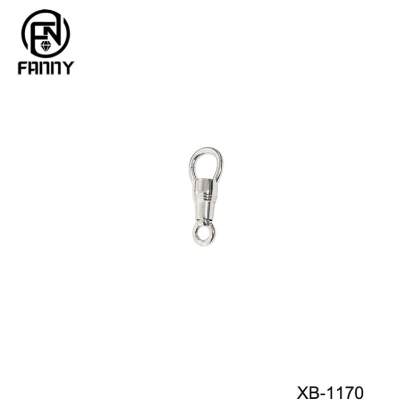 High-performance 360-degree rotating hook connector for bags and luggage accessories