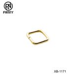 PVD 18K gold rectangular buckle, suitable for webbing, belts and leather accessories for bags