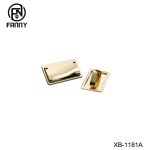 High-gloss metallic rectangular hardware is suitable for hardware and leather bag decoration