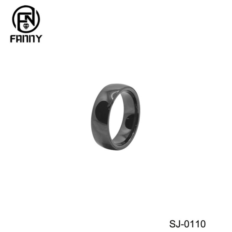 NFC smart zirconia ceramic ring with electronic access card and payment functions